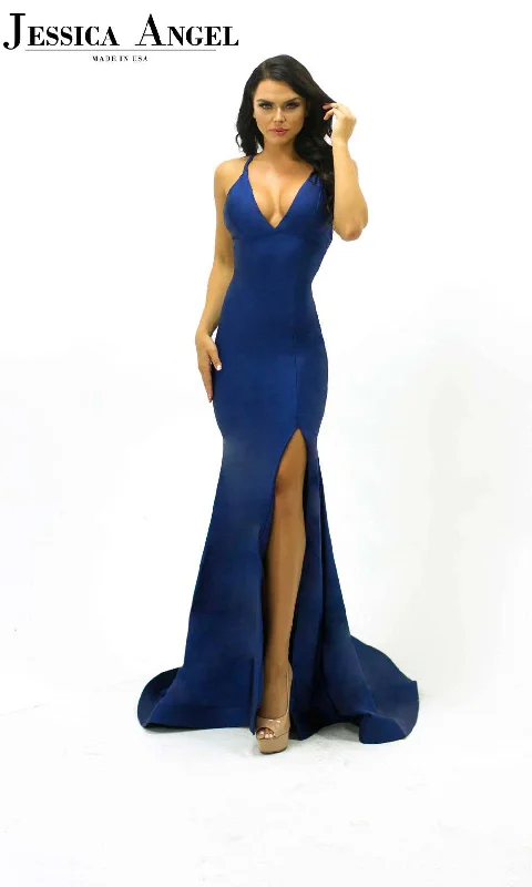 Navy Blue Gown Jessica Angel 510
