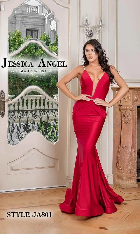 Stunning Applique Dress Jessica Angel 801