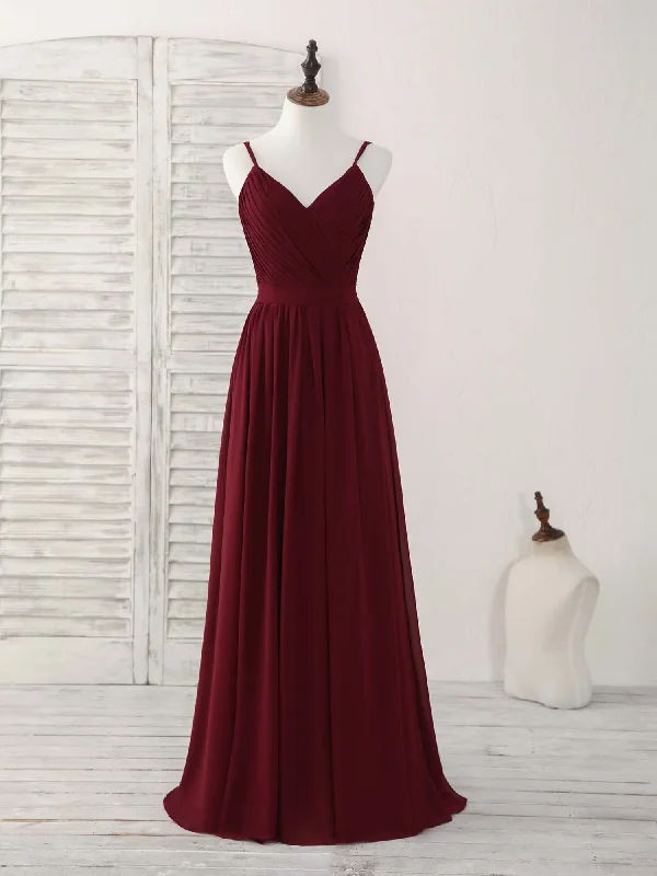 Dark Green Dress Burgundy V-Neck A-Line Formal Party Dress Bridesmaid Dress,DP1441 Dark Green Dress Burgundy V-Neck A-Line Formal Party Dress Bridesmaid Dress,DP1441