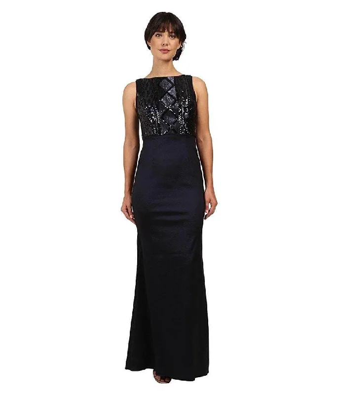 Elegant Cocktail Gown Adrianna Papell AP1E200234 Long Sleeveless Formal Evening Gown Elegant Cocktail Gown Adrianna Papell AP1E200234 Long Sleeveless Formal Evening Gown