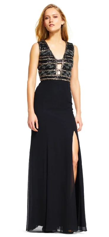 Trendy Party Dress Adrianna Papell AP1E201342 Prom Long Formal Evening Dress