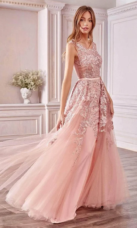 Show-Stopping Evening Gown Andrea and Leo A0257 - Embroidered Cap Sleeve Evening Gown Show-Stopping Evening Gown Andrea and Leo A0257 - Embroidered Cap Sleeve Evening Gown