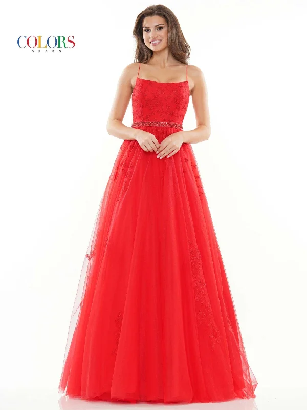 Polished Formal Dress Colors 2532 Colors Long Spaghetti Strap Formal Prom Dress
