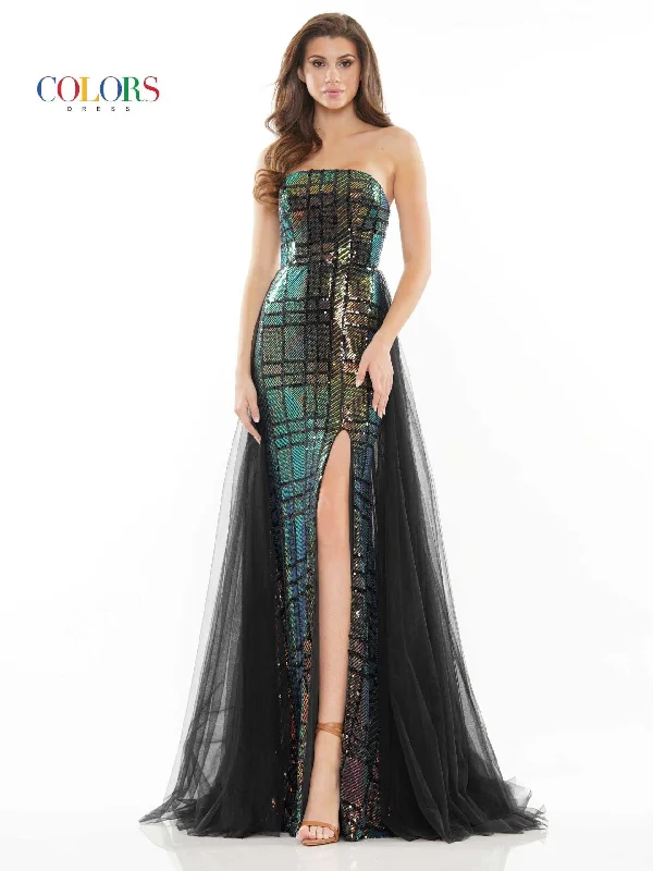 Dark Green Dress Colors G1077 Colors Prom Long Strapless Formal Dress