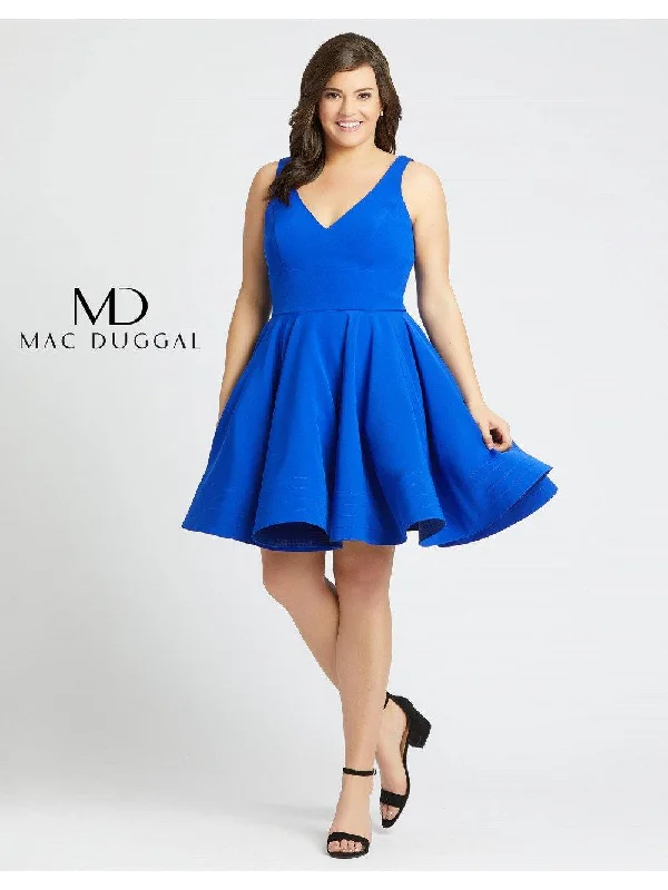 Perfect Fit Dress Mac Duggal Sleeveless Short Dress Sale