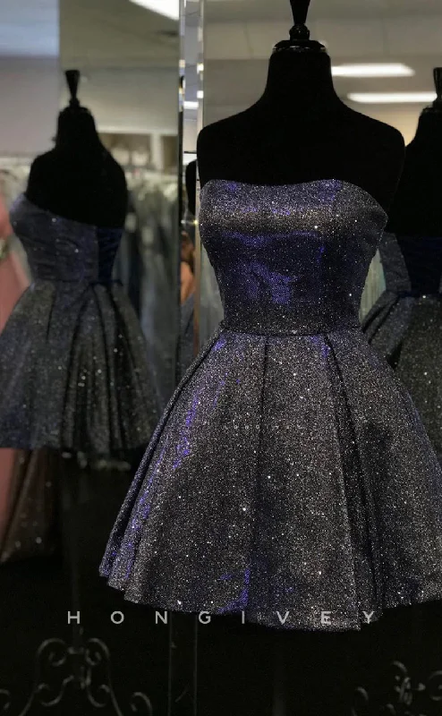 Sheer Panel Dress H1608 - Sparkly Fully Sequined Lace-Up Back Bra A-line Homecoming Party Dress Sheer Panel Dress H1608 - Sparkly Fully Sequined Lace-Up Back Bra A-line Homecoming Party Dress