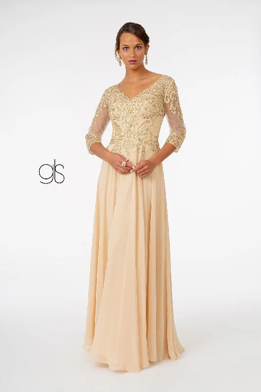 Vintage Lace Dress Embroidered Bodice Evening Long Formal Dress Sale