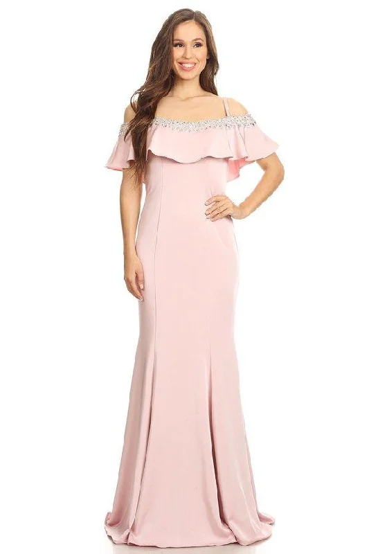 Stunning Applique Dress Eureka Fashion - 7333 Bejeweled Ruffle Overlay Mermaid Gown Stunning Applique Dress Eureka Fashion - 7333 Bejeweled Ruffle Overlay Mermaid Gown