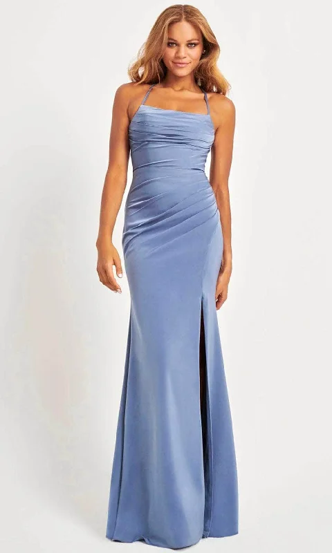 Delicate Lace Dress Faviana 11064 - Shirred Style Prom Gown