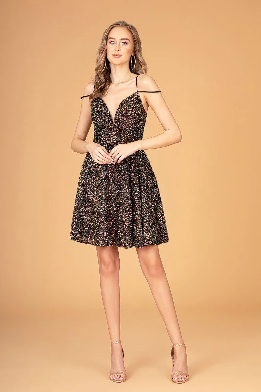Elegant Wedding Gown Homecoming Short Sequins Prom Dress