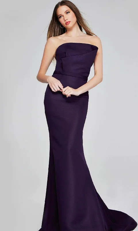 Chic Formal Gown Jovani 40598 - Strapless Thin Waistband Evening Gown