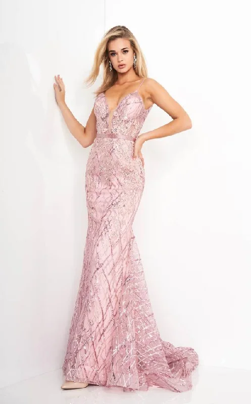 Tulle Skirt Dress Jovani 02245 Long Formal Evening Gown