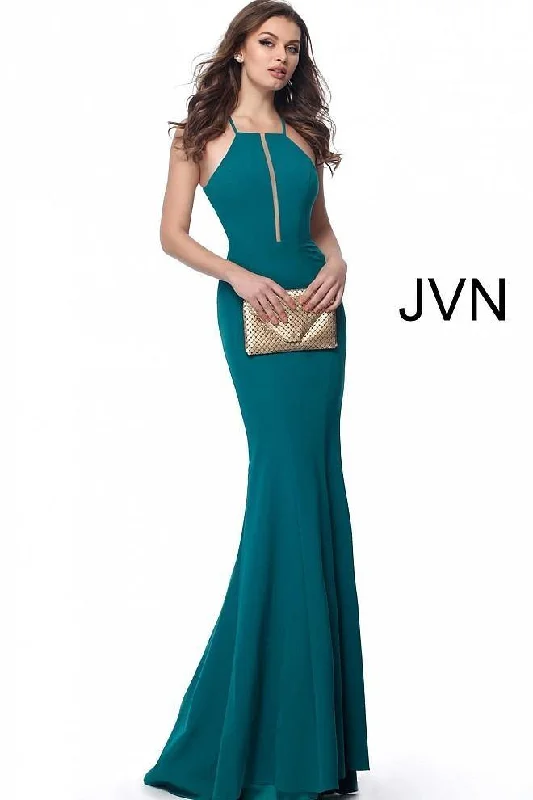 Romantic Soft Satin Dress Jovani 62552 Long Fitted Formal Dress