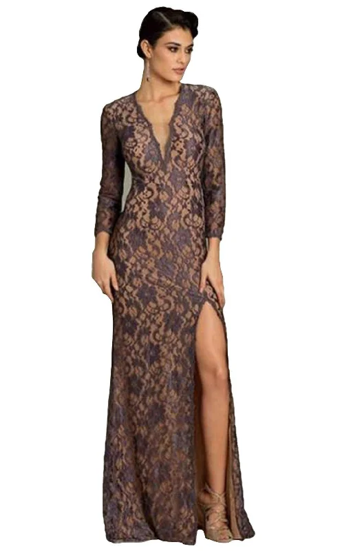 Elegant Tulle Gown Jovani 99293 Long Formal Evening Lace Dress