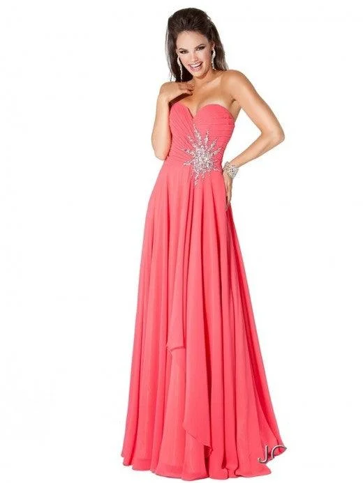 Perfect Prom Dress Jovani 110967 Long Formal Strapless Prom Dress