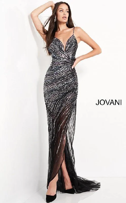 Burgundy Maxi Dress Jovani 1160 Long Sexy Prom Dress