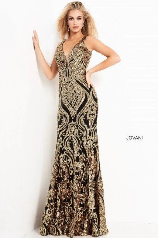Vivid Color Gown Jovani 2669 Prom Long Formal Dress