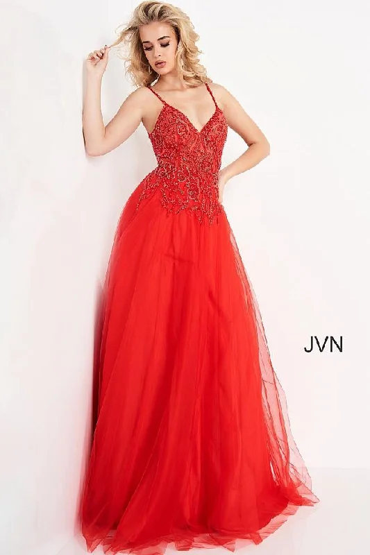 Statement Chiffon Dress Jovani 4396 Prom Long Sleeveless Dress