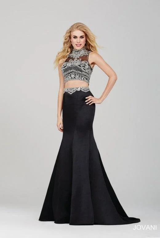 Trendy Evening Gown Jovani 33862 Prom Two Piece Long Formal Dress