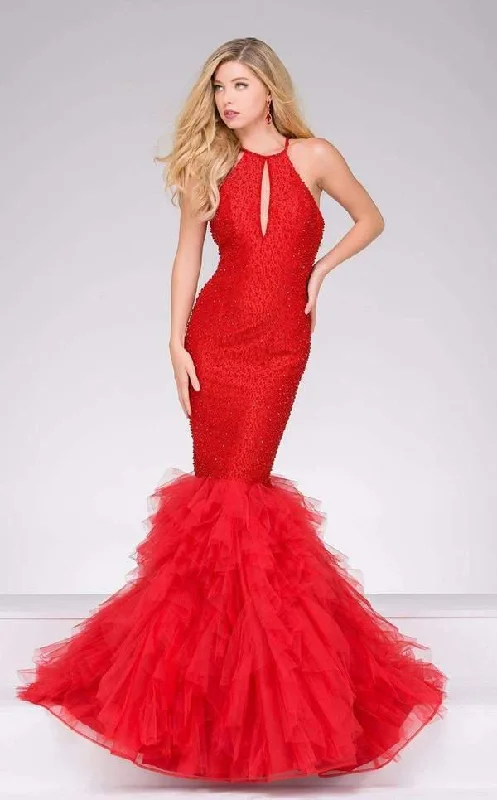 Red Carpet Dress Jovani 37473 Sexy Long Formal Evening Dress