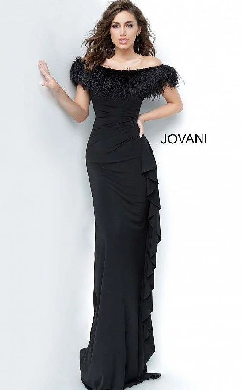 Romantic Soft Satin Dress Jovani 1147 Long Formal Evening Dress
