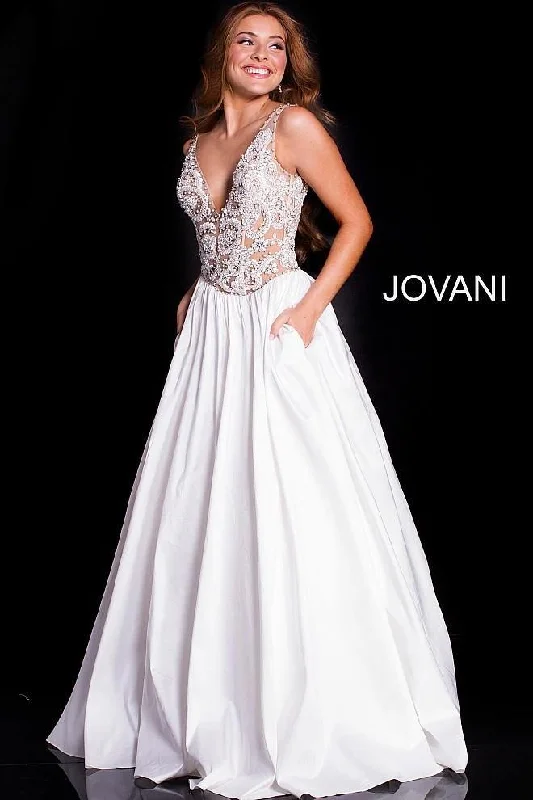 Elegant Beaded Dress Jovani 51462 Long Prom Dress