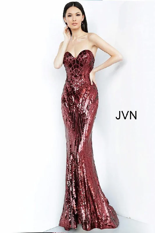 Modern Ball Gown Jovani 2239 Long Prom Gown