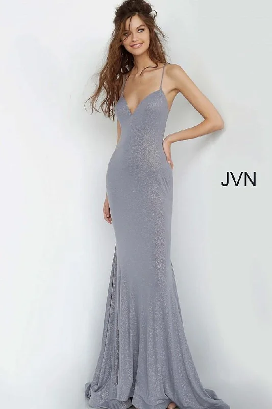 Off-White Gown Jovani 68745 Long Prom Dress