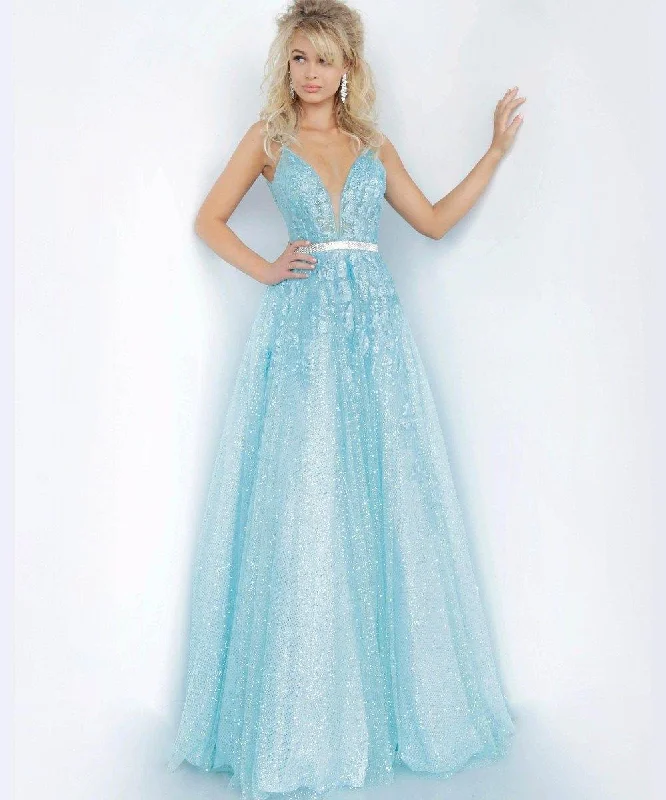 Applique Gown Jovani 2098 Prom Long Dress