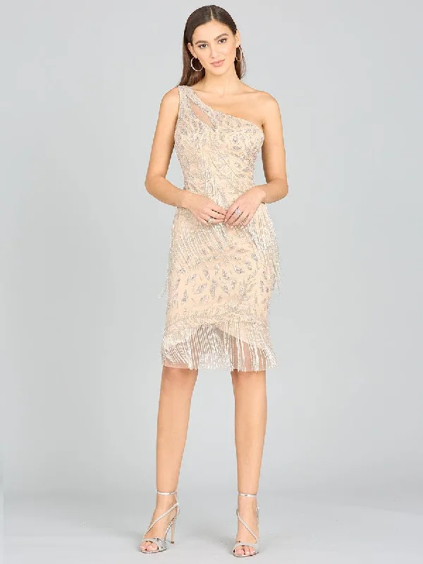 Puffy Formal Dress Lara Dresses 29140 One Shoulder Short Cocktail Dress