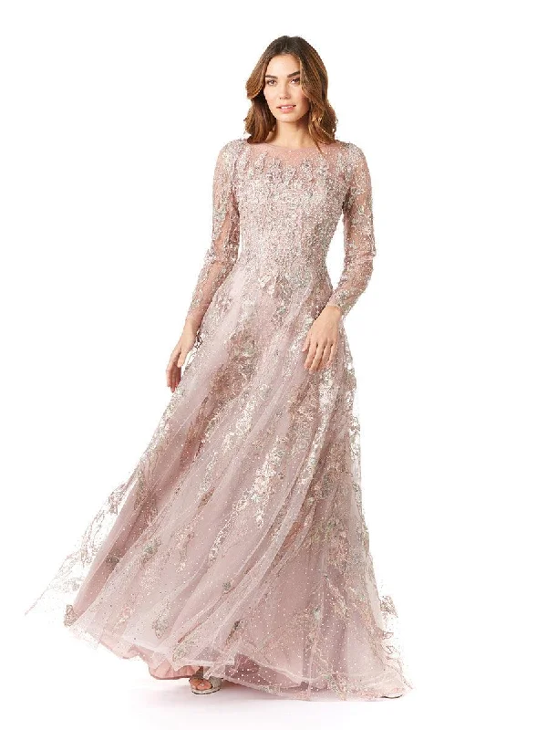 Show-Stopping Evening Gown Lara Dresses 29618 Beaded Long Evening Gown