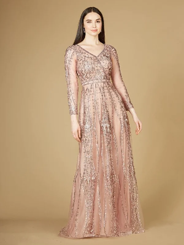 Sweetheart Neckline Dress Lara Dresses 29788 Long Illusion Evening Gown