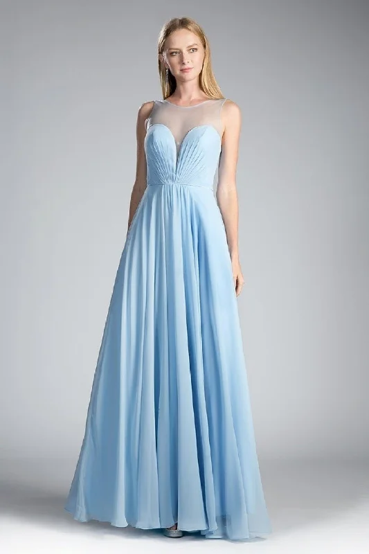 Sparkly Mermaid Dress Long Sweetheart Chiffon Dress by Cinderella Divine CJ251