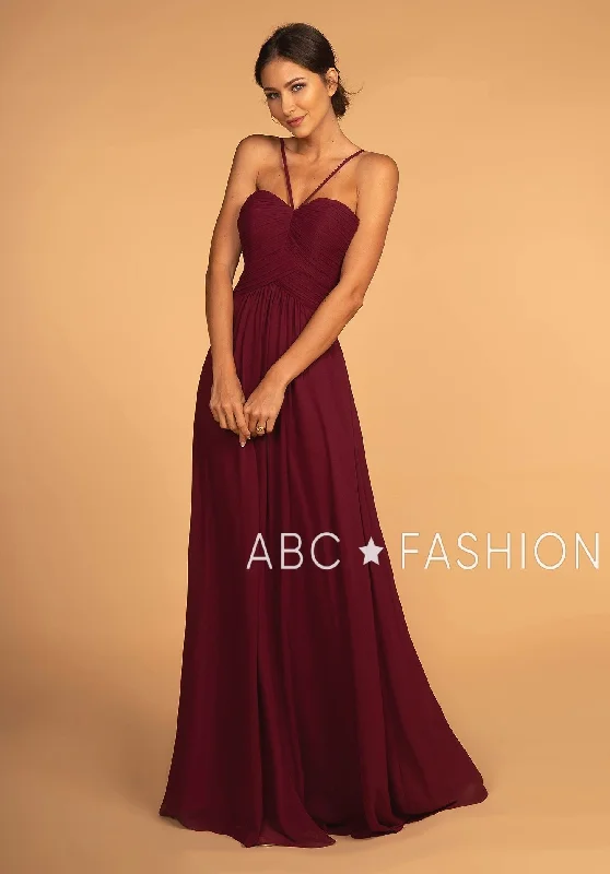 Trendy Party Dress Long Sweetheart Dress with Pleated Bodice by Elizabeth K GL2607