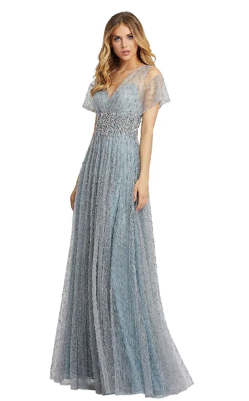 Ruched Velvet Dress Mac Duggal 79219 Long Mother of the Bride Dress