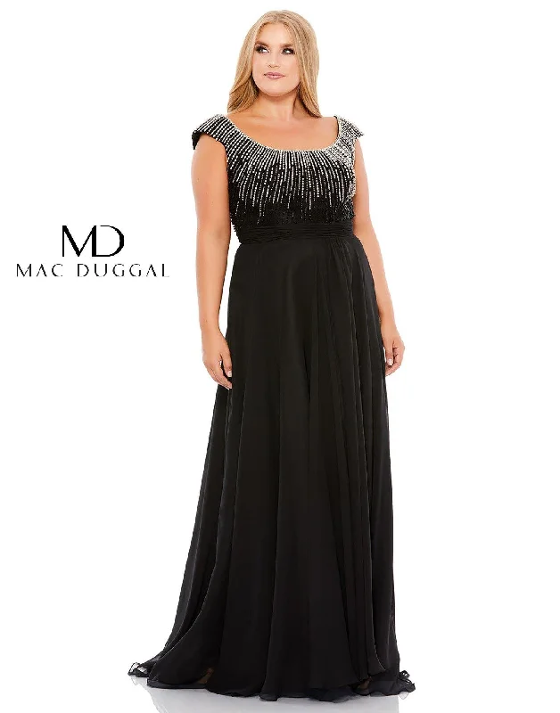 Classic Couture Dress Mac Duggal 67735 Fabulouss Plus Size Long Dress