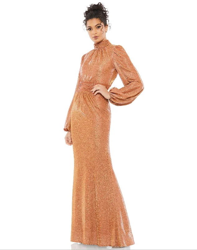Sweetheart Neckline Dress Mac Duggal 11248 Long Bishop Sleeve Formal Dress