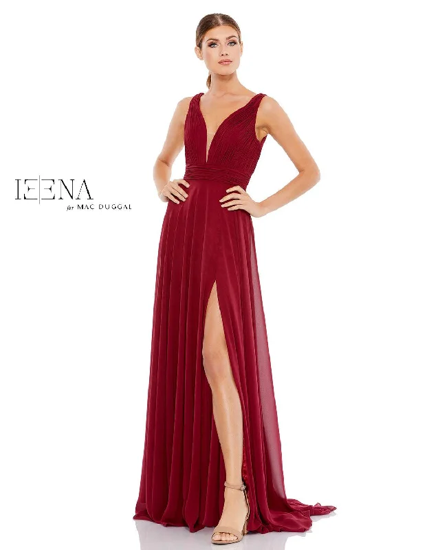Fancy Evening Dress Mac Duggal 55249 Long Formal Chiffon Dress
