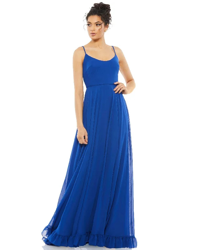 Luxe Embroidered Gown Mac Duggal 55408 Long Formal Chiffon Dress