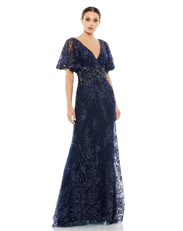 Vivid Color Gown Mac Duggal 67493 Long Mother of the Bride Dress