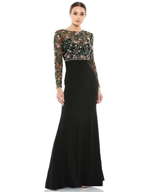 Sophisticated Party Dress Mac Duggal 67870 Long Mother of the Bride Dress
