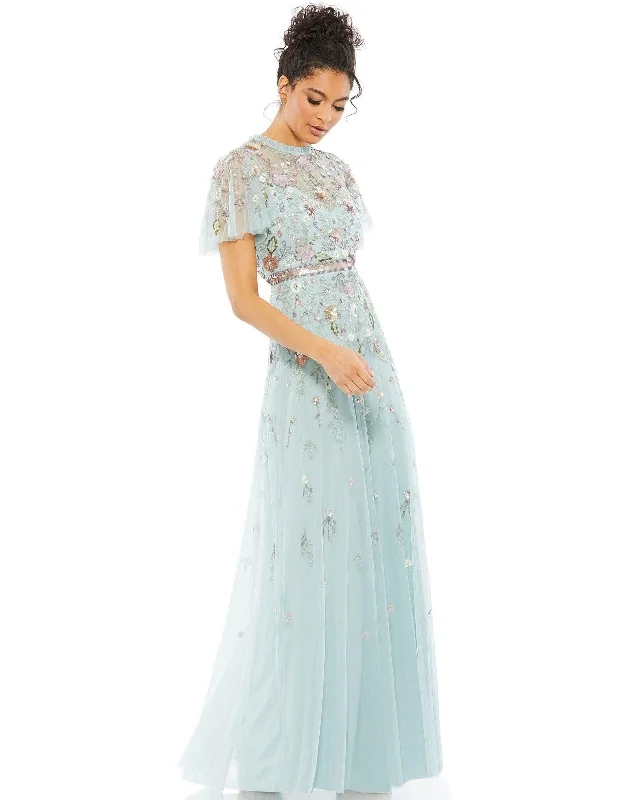 Elegant Beaded Dress Mac Duggal 9136 Long Mother of the Bride Dress