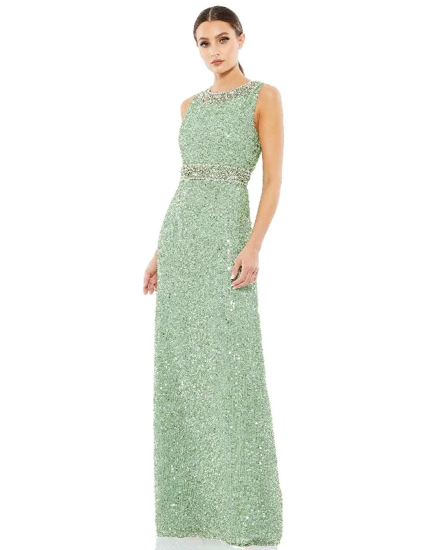 Regal Ball Gown Mac Duggal 10839 Long Sleeveless Formal Dress