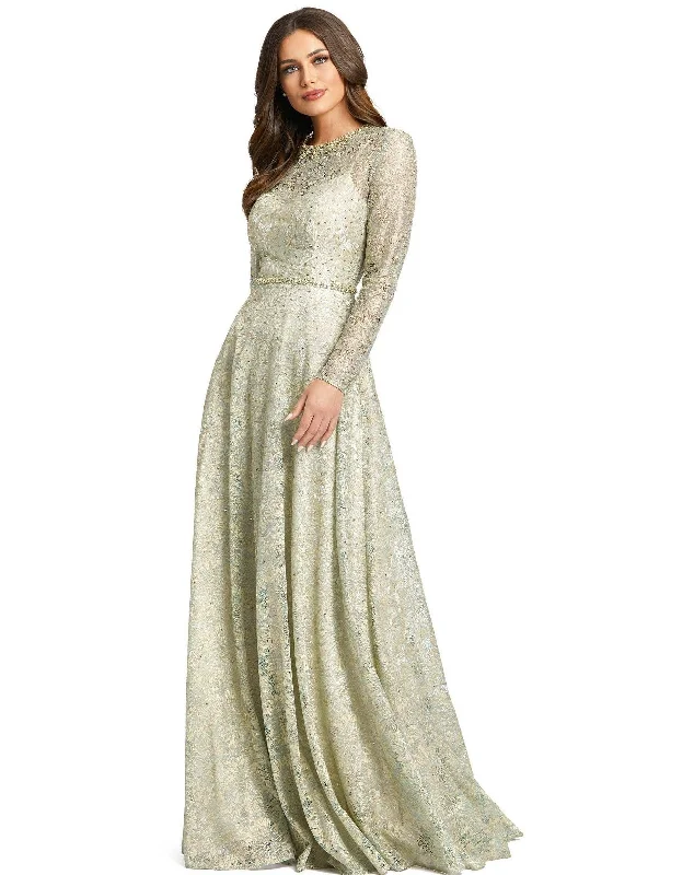 Elegant Wedding Gown Mac Duggal 49188 Mother of the Bride Long Dress Sale