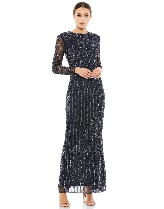 Stylish Taffeta Dress Mac Duggal 93626 Mother of the Bride Long Gown