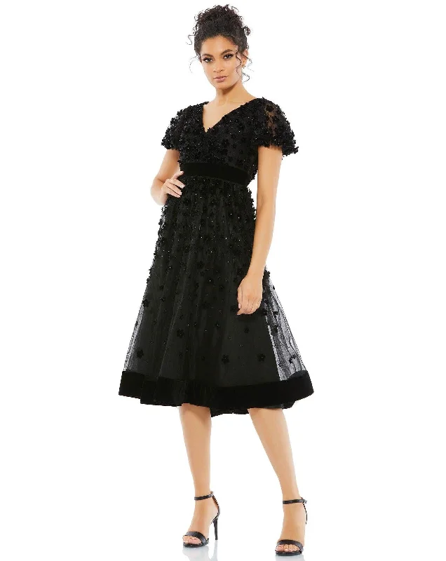 Classic Couture Dress Mac Duggal 67854 Mother of the Bride Short Dress