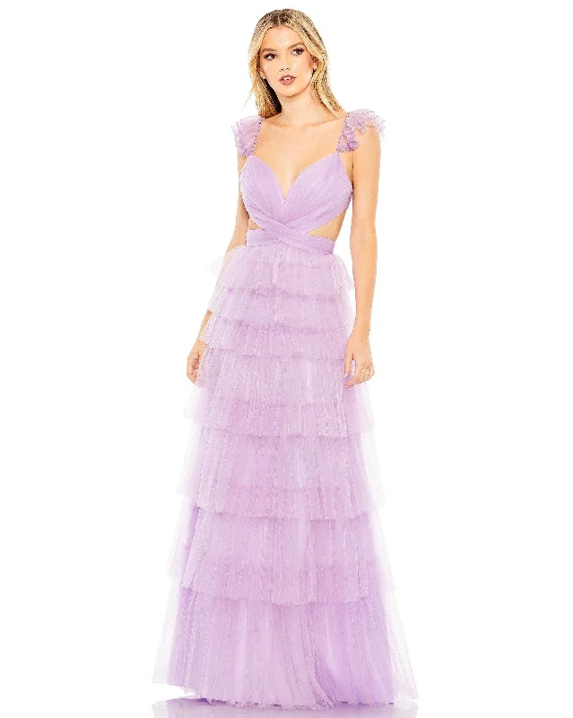 Puffy Sleeve Dress Mac Duggal 50670 Prom Long Formal Dress