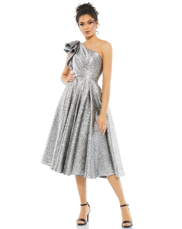 Unique Cocktail Dress Mac Duggal 67906 Prom Short One Shoulder Cocktail Dress
