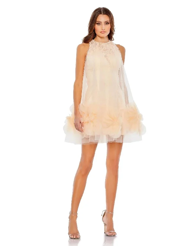 Structured Evening Gown Mac Duggal 11294 Short Homecoming Cocktail Dress