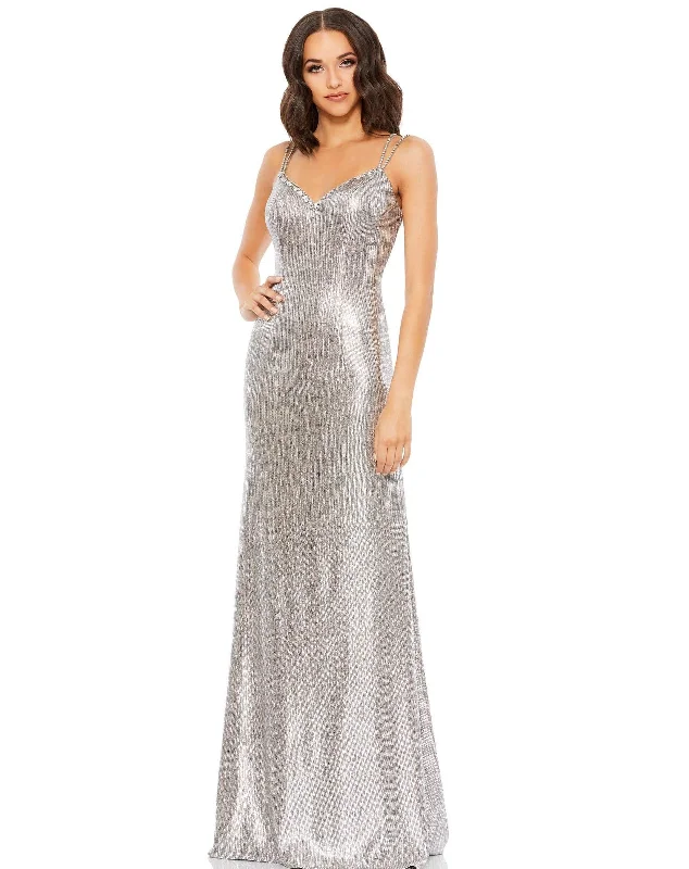 Royal Inspired Gown Mac Duggal 49449 Prom Spaghetti Strap Long Dress